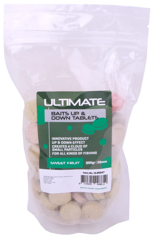 Ultimate Baits Up & Down Tablets 300gr.20mm. Sweet/Fruit 5 Ultimate Baits Up & Down Tablets 300gr.20mm. Sweet/Fruit - Afbeelding 3