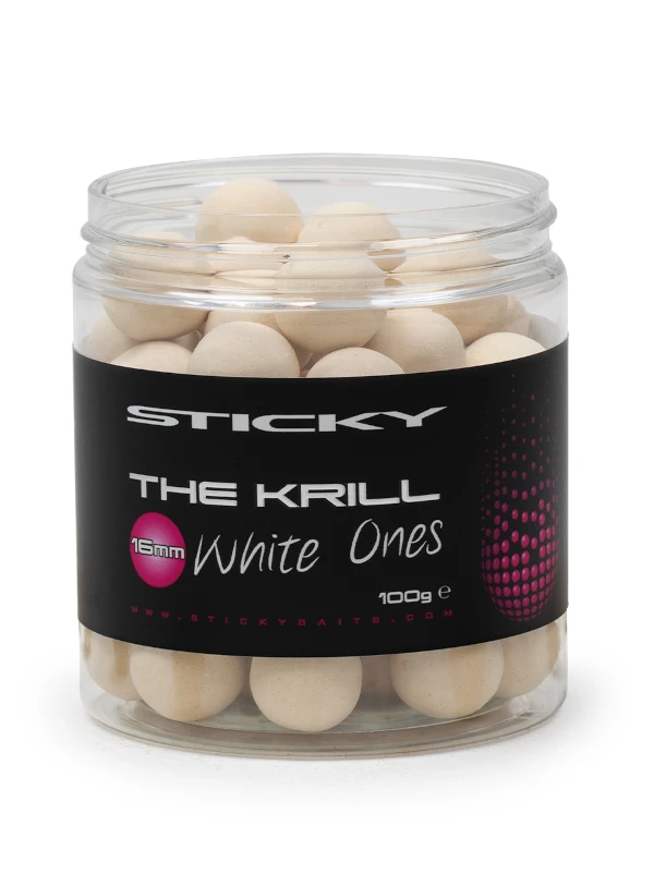 Sticky Baits The Krill White Ones 16mm 100 Gram 3 Sticky Baits The Krill White Ones 16mm 100 Gram