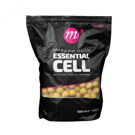 Mainline Shelf Live Boilies Essential Cell 1kg 3 Mainline Shelf Live Boilies Essential Cell 1kg